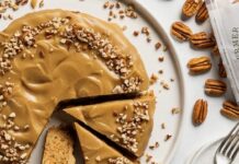 Caramel-Pecan Carrot Cake