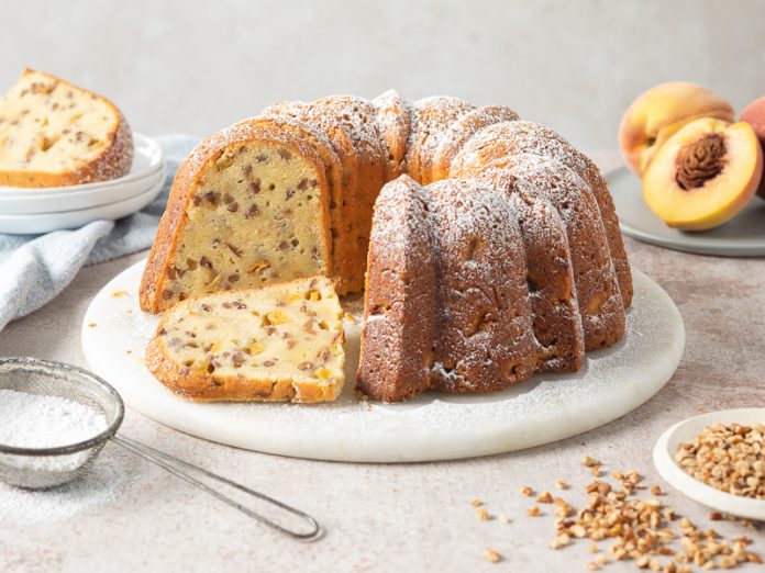 Pecan-Peach Pound Cake
