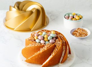 Almond Bundt Cake with Coconut Glaze Almond Bundt Cake with Coconut Glaze