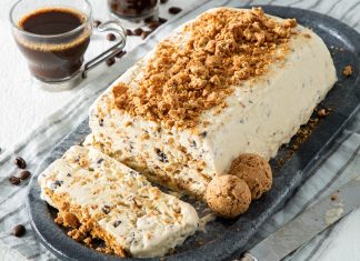 Espresso and Amaretti Semifreddo Espresso and Amaretti Semifreddo