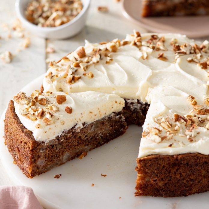 Spiced Brown Sugar-Pear Cake