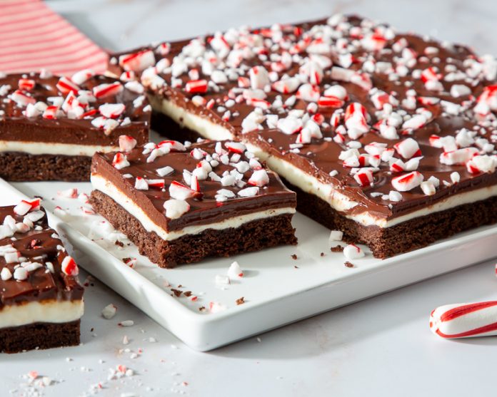 Chocolate Peppermint Dream Bars