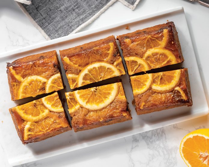 Boozy Old-Fashioned Blondies