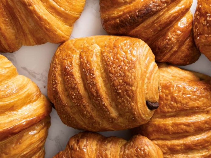 pain au chocolat on marble baking recipe croissant