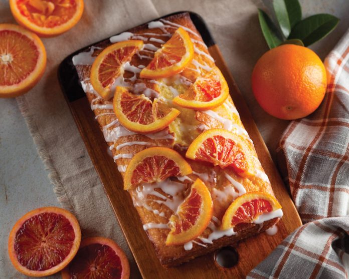 Blood Orange Loaf Cake