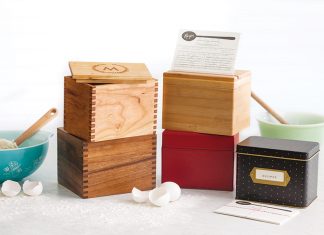 5 Must-Have Recipe Boxes various recipe boxes stacked