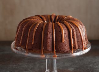 German Chocolate Cake with Butterscotch Glaze German Chocolate Cake with Butterscotch Glaze