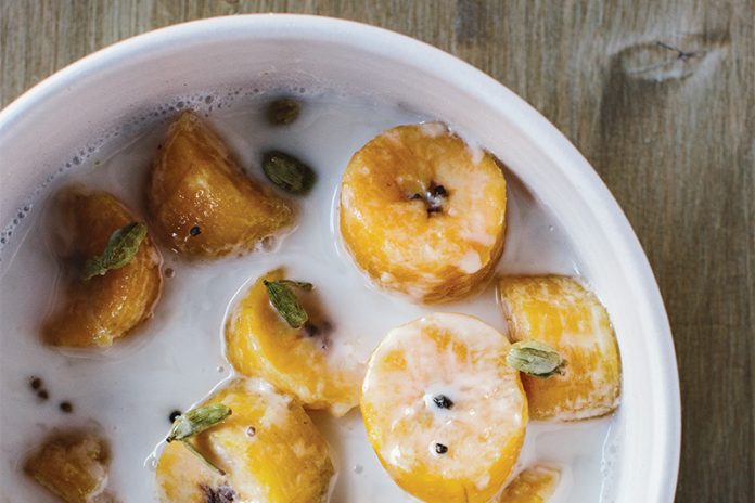 stewed plantains