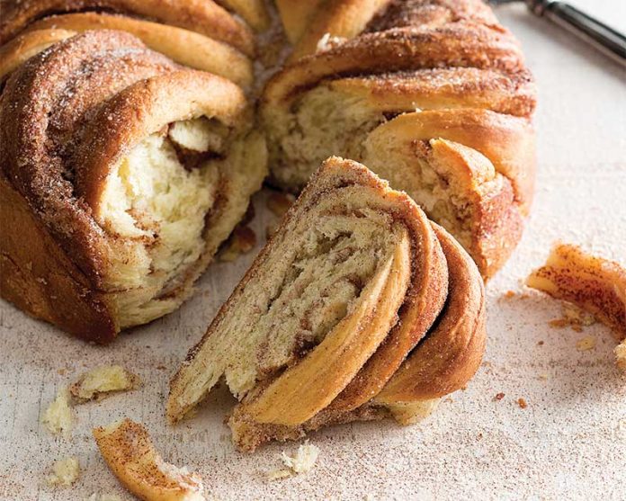 Cinnamon Twist Giant Roll - Jan/Feb Bake from Scratch 2017