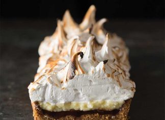 Black Bottom Coconut Cream Tart Black Bottom Coconut Cream Tart - Jan/Feb Bake from Scratch 2017