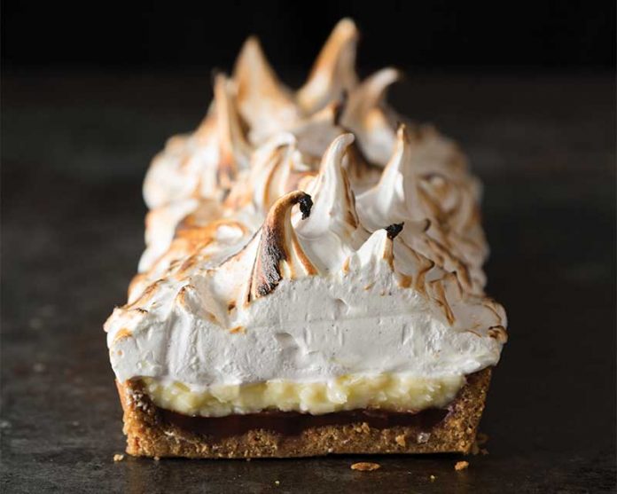 Black Bottom Coconut Cream Tart - Jan/Feb Bake from Scratch 2017