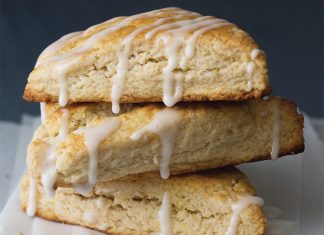 Vanilla Bean and Cardamom Scones with Vanilla Bean Glaze Our Coziest Breakfast Bakes - Vanilla Bean and Cardamom Scones with Vanilla Bean Glaze