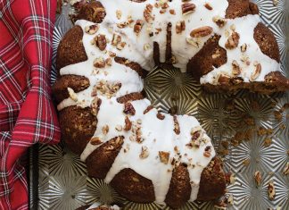 Spiced Coconut Oil Cake with Bourbon Glaze Baking with Cinnamon | Spiced Coconut Oil Cake with Bourbon Glaze