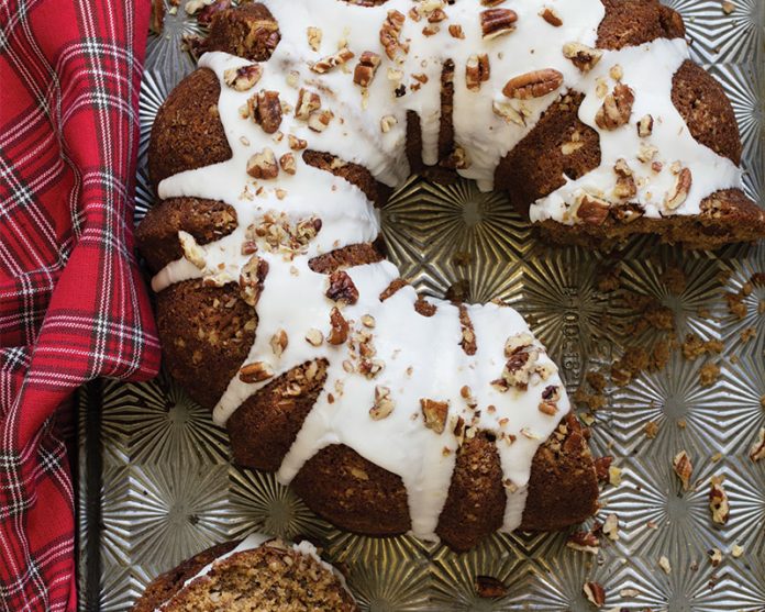 Baking with Cinnamon | Spiced Coconut Oil Cake with Bourbon Glaze