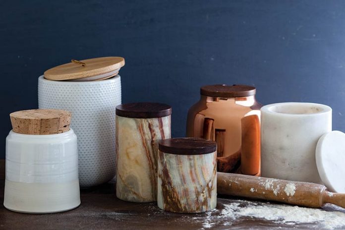 Sleek Canisters and Stylish Storage