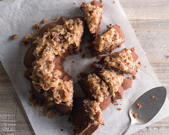 German Chocolate Pound Cake
