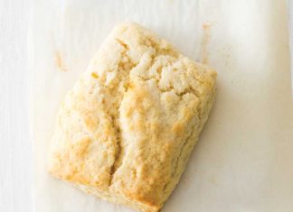 Cream Biscuits Cream Biscuits on parchment