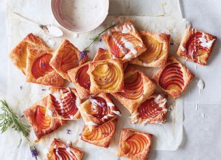 Individual Plum Lavender Tarts