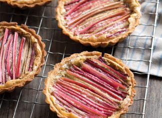 Rhubarb and Browned Butter Tartlets