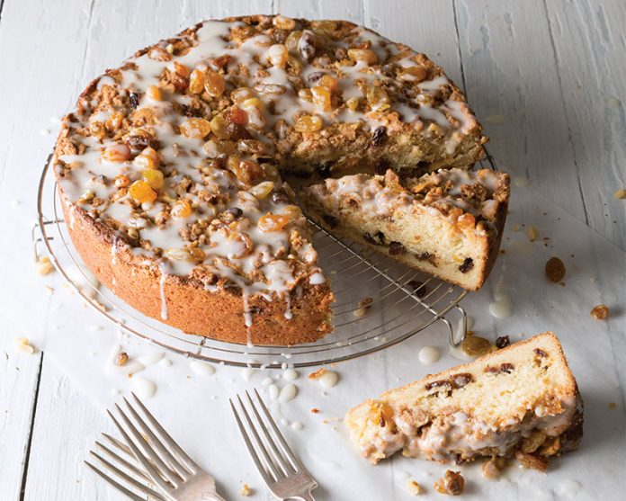 Rum Raisin Coffee Cake