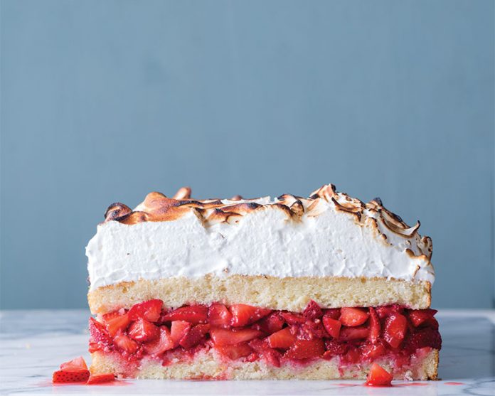 Limoncello Meringue Cake