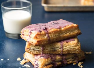 Blueberry and Bitters Strudels
