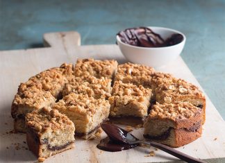 Peanut Butter-Nutella Coffee Cake Peanut Butter-Nutella Coffee Cake