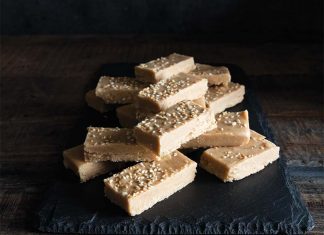 Our Tricked-Out Candy Bar: Homemade Halva homemade halva
