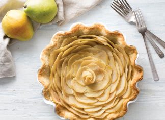 Pear, Honey, and Lime Pie Pear, Honey, and Lime Pie