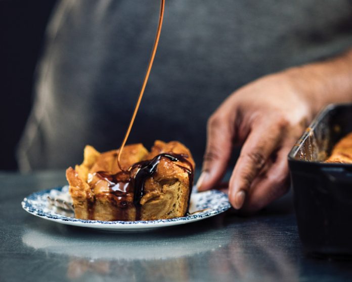 pumpkin bread pudding