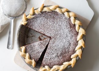 Spiced Chocolate Fudge Pie Mexican Chocolate Fudge Pie