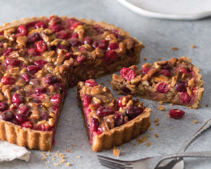 Cranberry-Caramel Tart