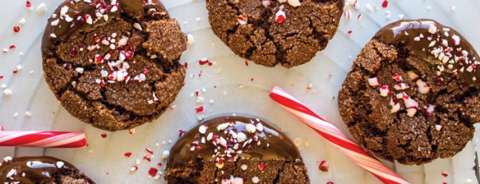 Double Chocolate Peppermint Sugar Cookies