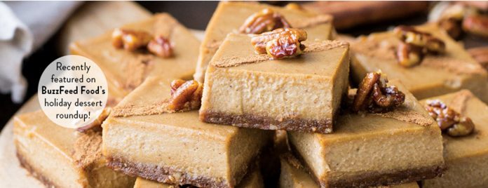 Gingerbread Cheesecake Bars
