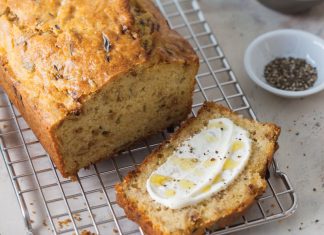 Caramelized Onion, Polenta, and Fresh Herb Loaf Caramelized Onion, Polenta, and Fresh Herb Loaf