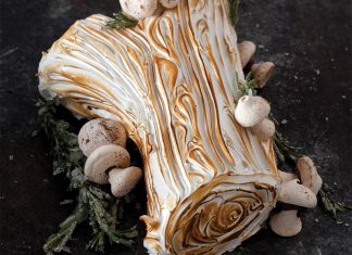 Birch-Inspired Bûche De Noël Bûche de Noël