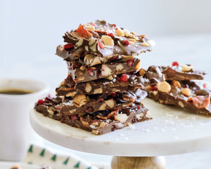 Dark Chocolate Bacon Bark