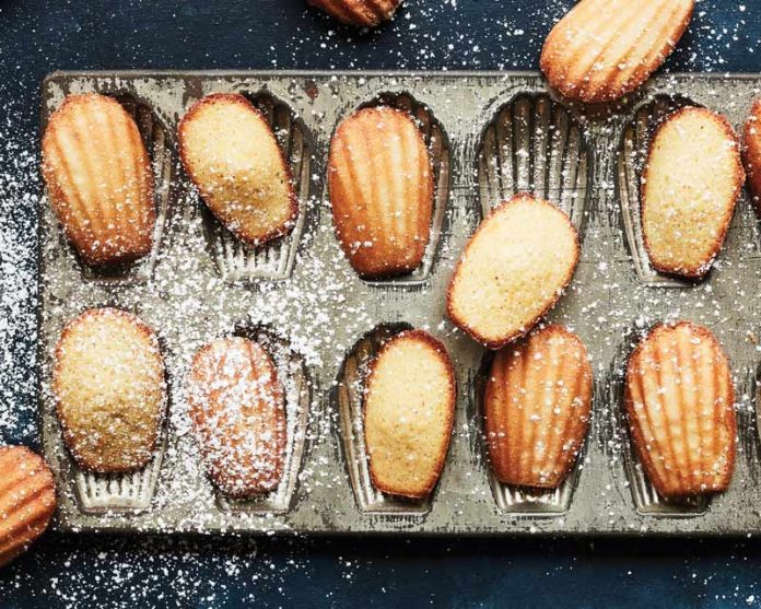 Pink Peppercorn Madeleines
