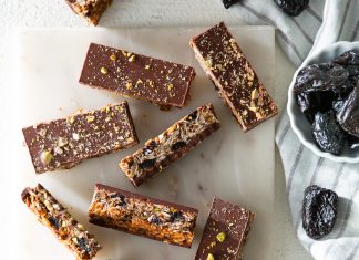Prune, Chocolate, and Oat Bars Chocolate Prune Bars