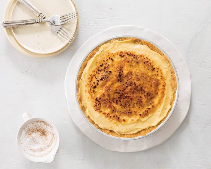 Orange Blossom Vanilla Brown Sugar Pie