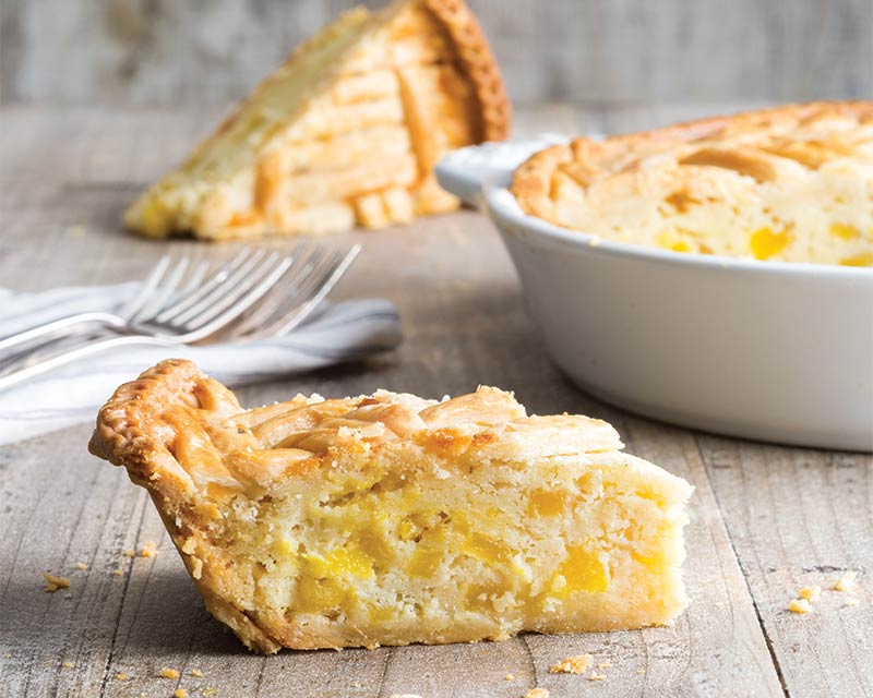 Mango Frangipane Pie