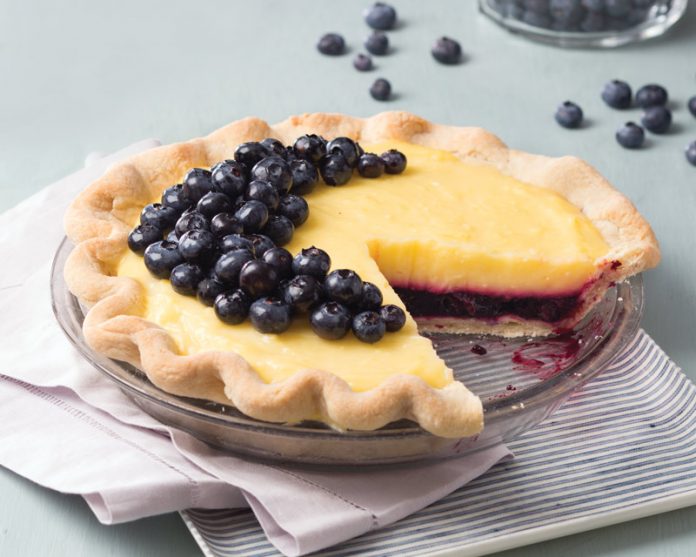 Meyer Lemon & Blueberry Pie