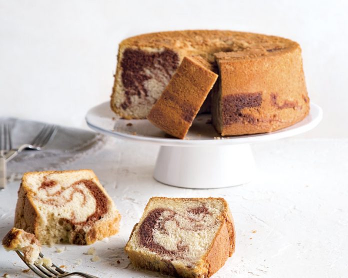 Retro Redo Marble Chiffon Cake