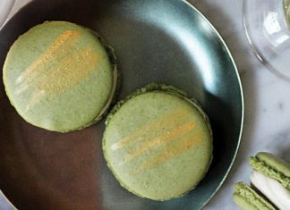 Matcha Macarons with Baileys Original Irish Cream Buttercream Filling Matcha Macarons