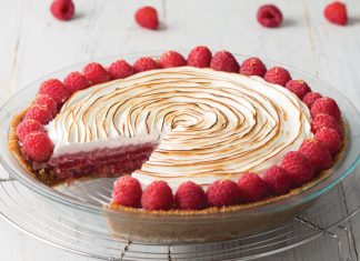 Raspberry Lemon Chiffon Pie Raspberry Lemon Chiffon Pie