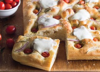 Cherry Tomato Focaccia Bread
