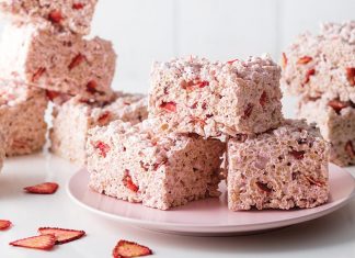 Crispy Strawberry Treats