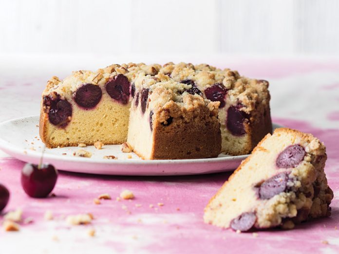 Cherry Crumb Cake