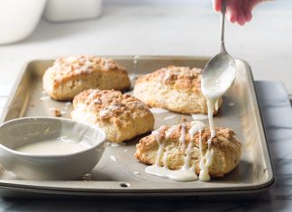 Lemon Streusel Scones