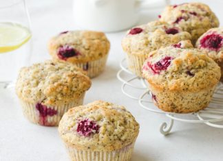 Raspberry Lemon Poppy Seed Muffins